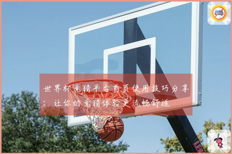 世界杯竞猜平台首页使用技巧分享：让你的竞猜体验更流畅舒适